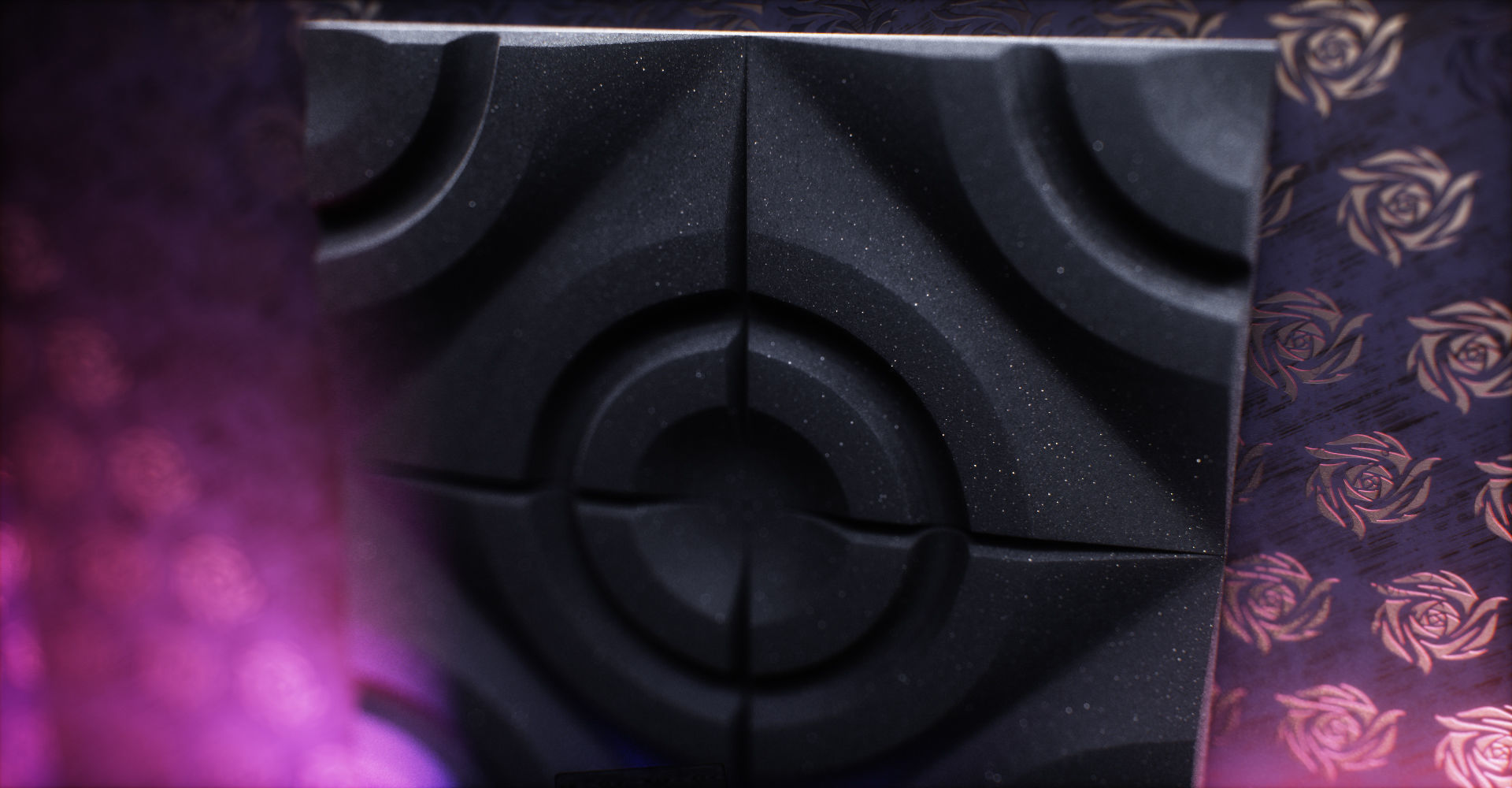 Acoustic Panels Kitbash Pack Low-poly 3D model_4