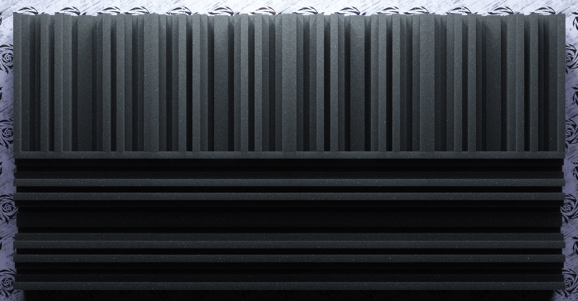 Acoustic Panels Kitbash Pack Low-poly 3D model_22