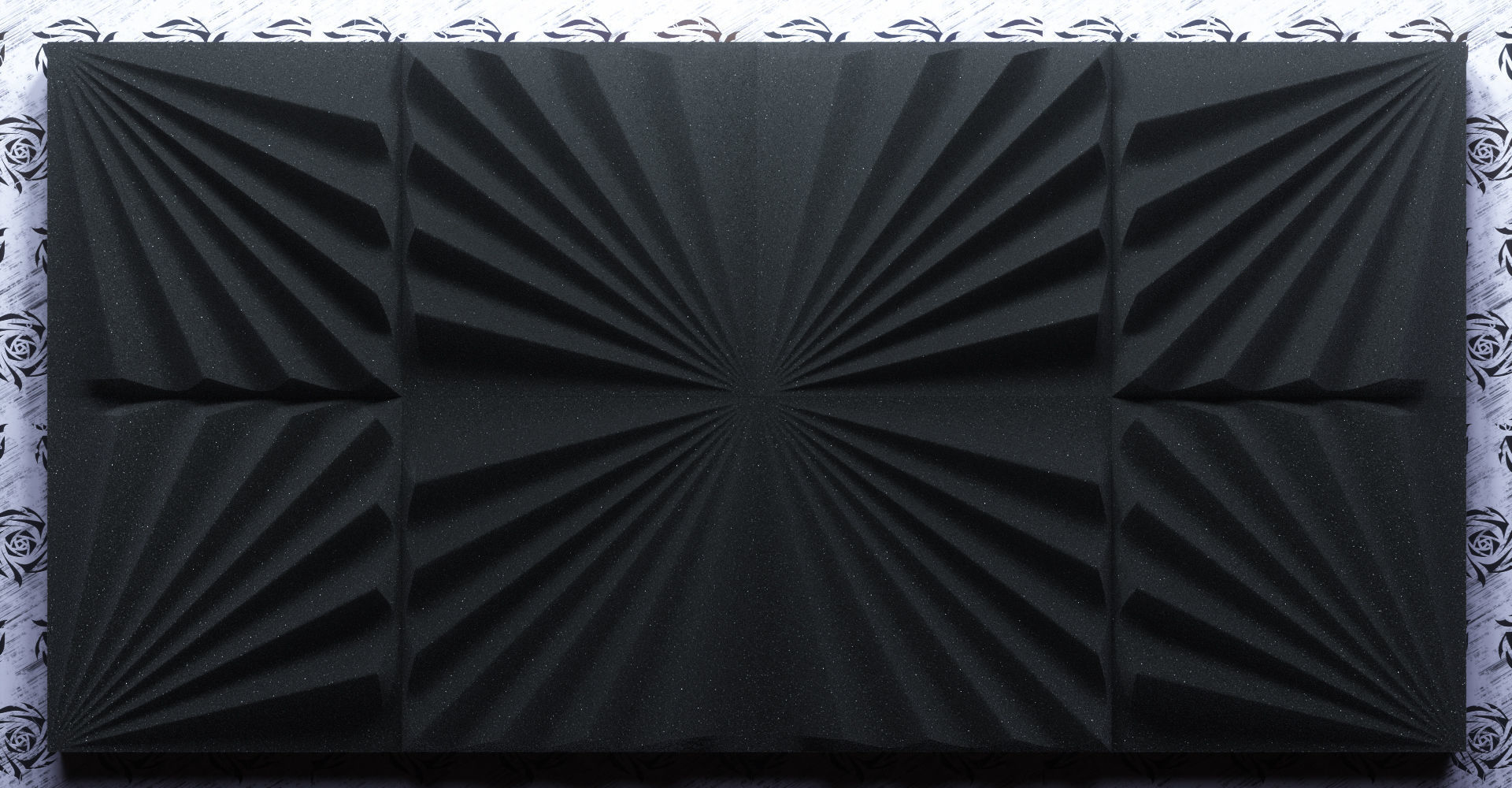Acoustic Panels Kitbash Pack Low-poly 3D model_28