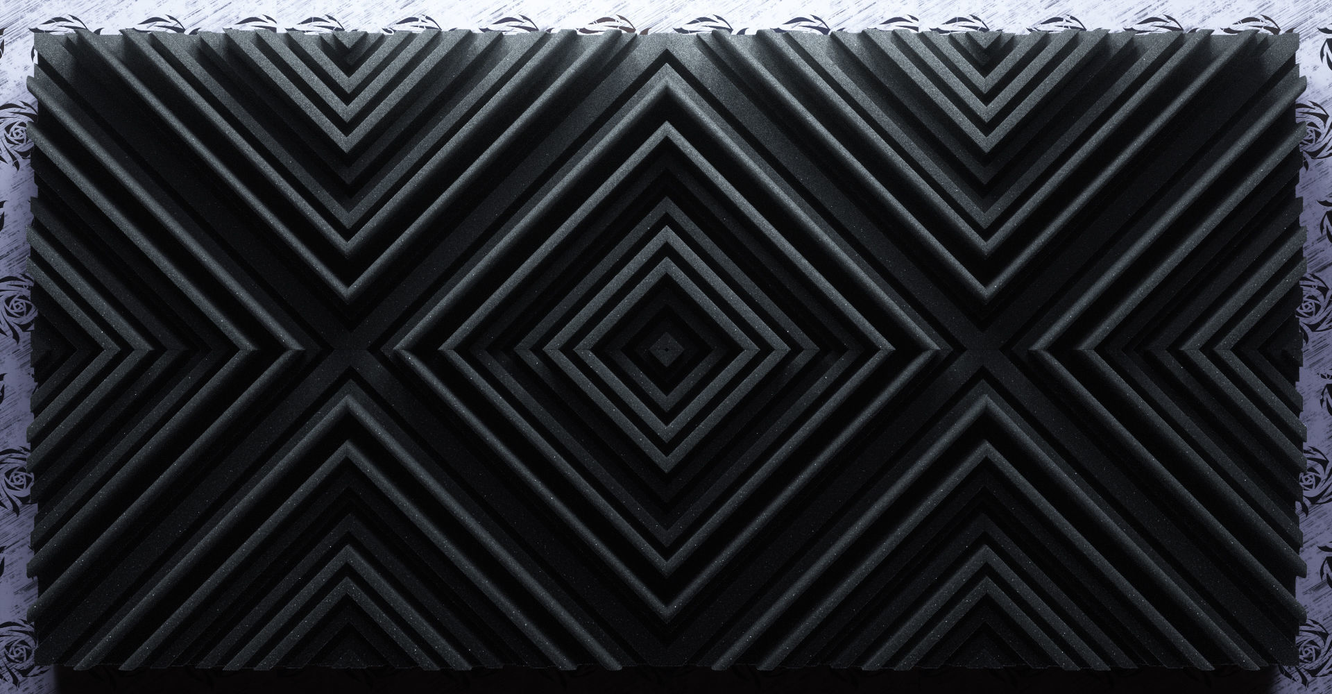 Acoustic Panels Kitbash Pack Low-poly 3D model_23