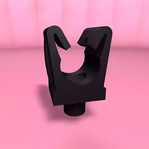Rotating clip with screw