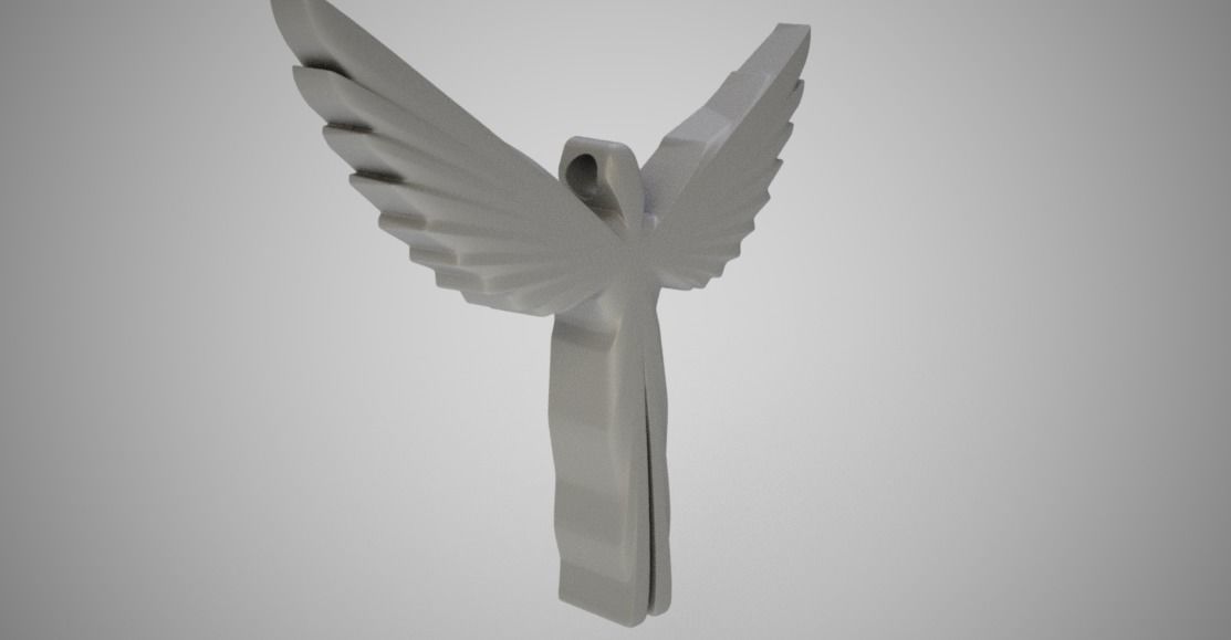 Icarus Necklace 3D print model_2