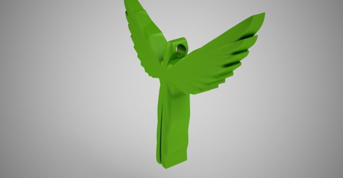Icarus Necklace 3D print model_11
