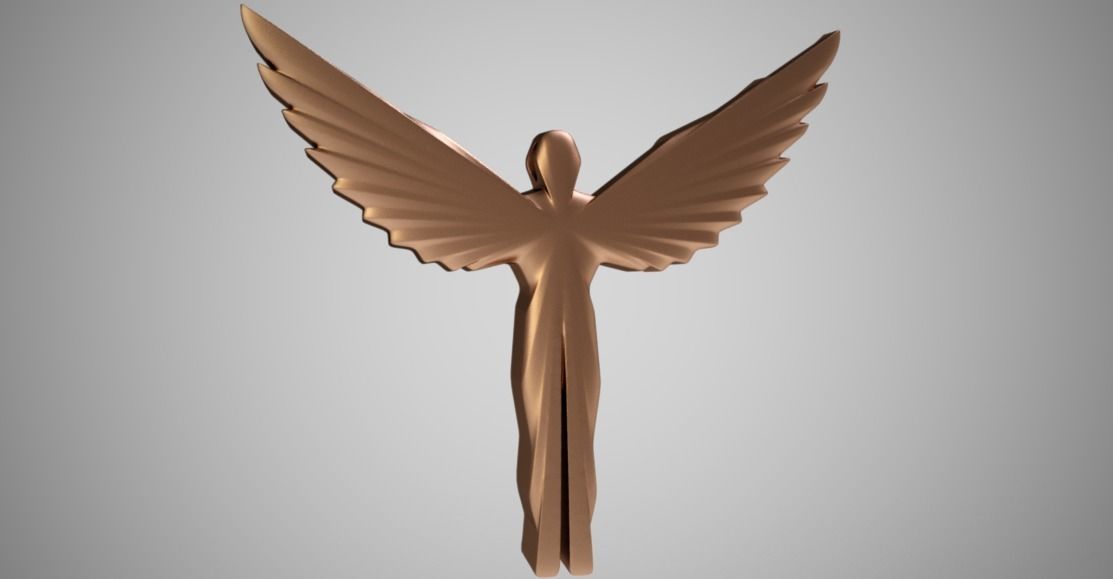 Icarus Necklace 3D print model_8