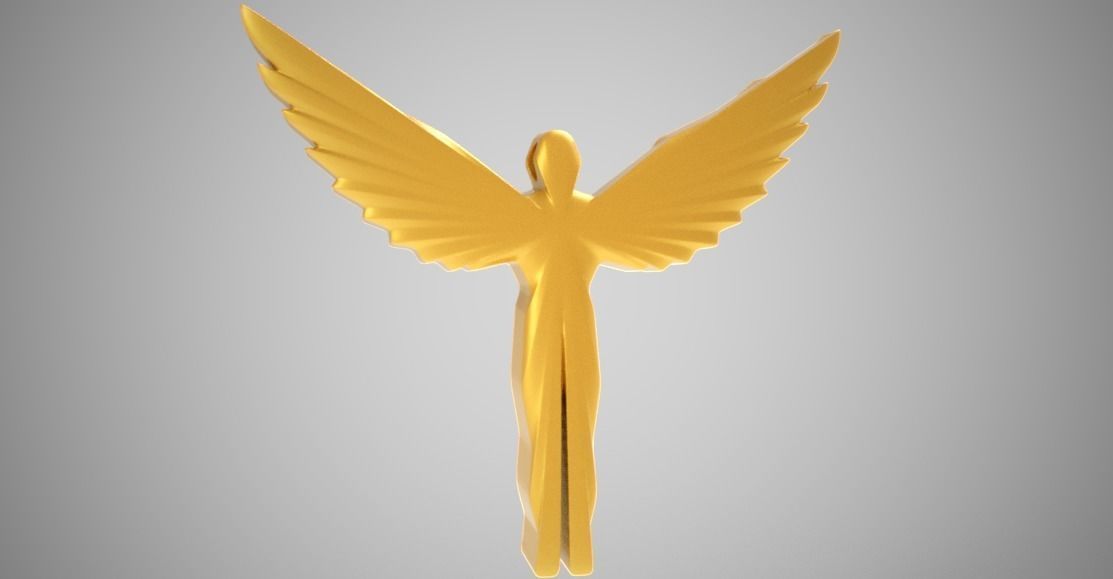 Icarus Necklace 3D print model_5
