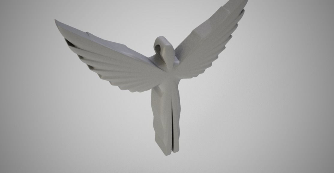 Icarus Necklace 3D print model_4