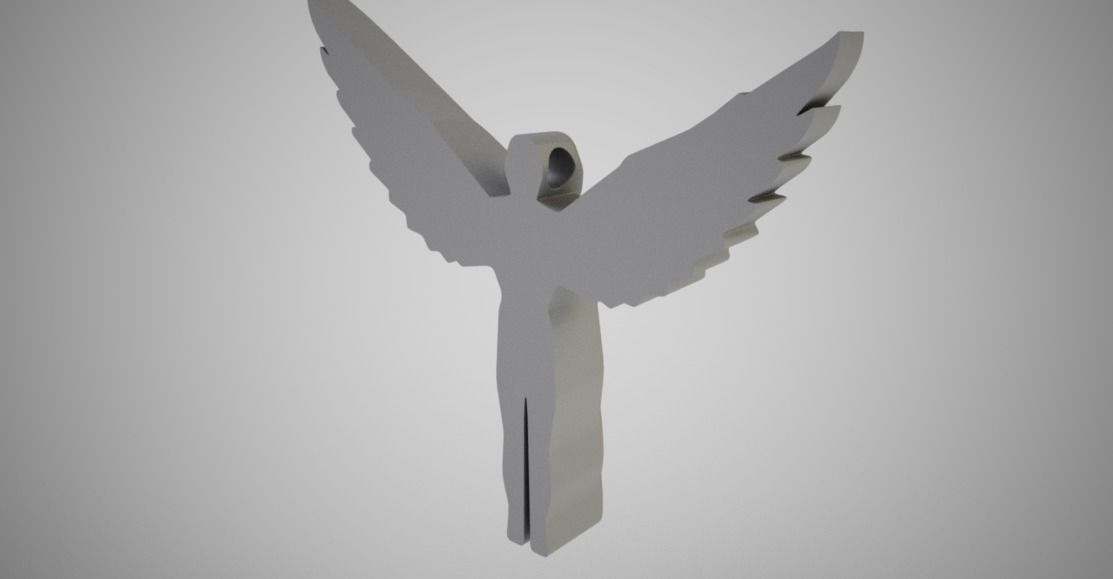 Icarus Necklace 3D print model_3