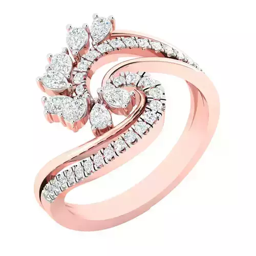 Women ring 3dm stl render detail 3D print model