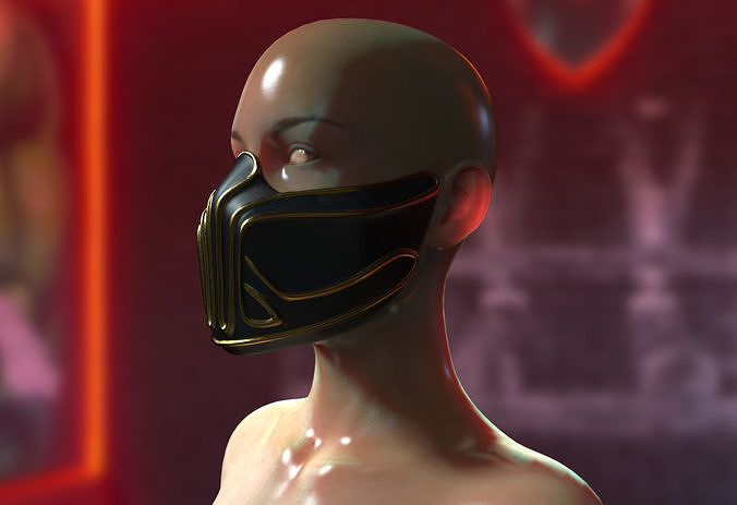 Krypt mask Mortal Kombat 11 3D print model