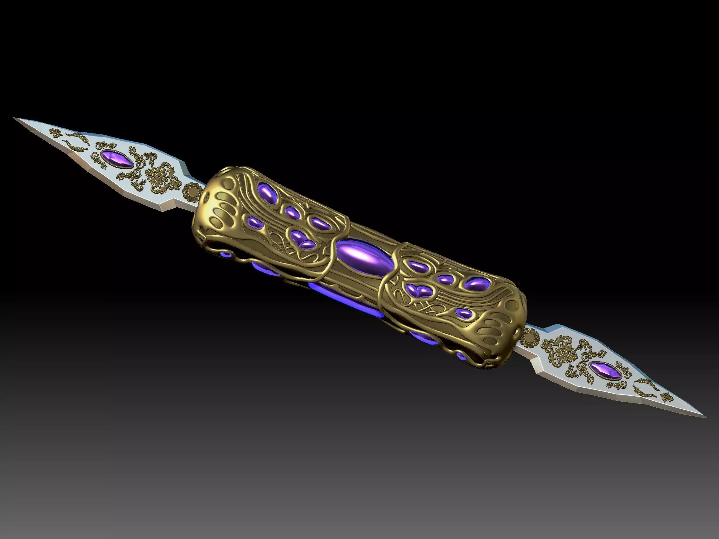 gamora pocket knife 3D print model_0