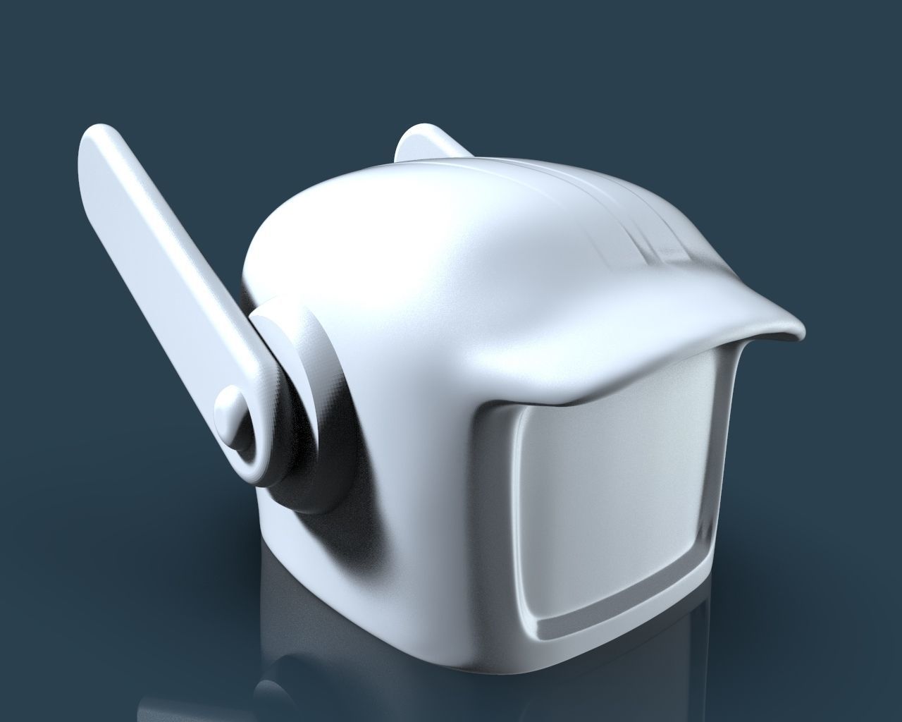 Little bot 3D print model_4
