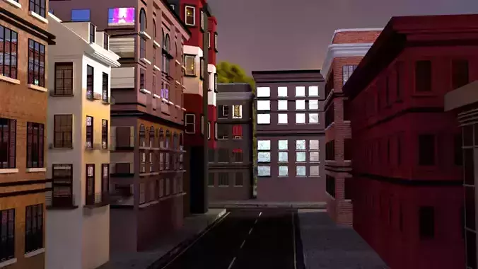 Modern city buildings pack