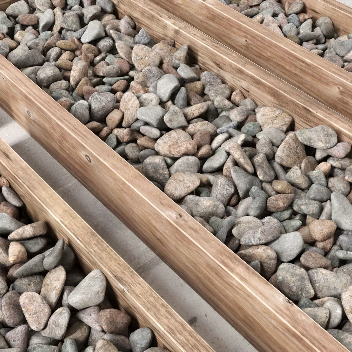 Pebble color form  3D model_0