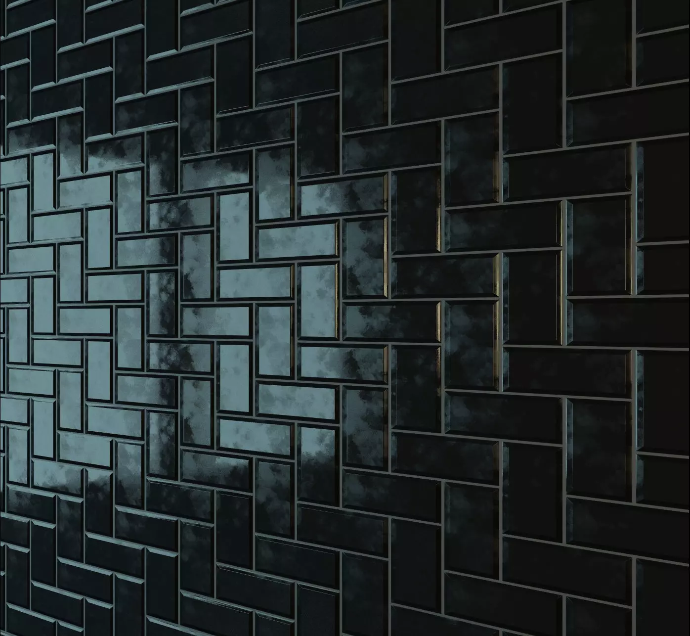 Black Tiles material Seamless Texture