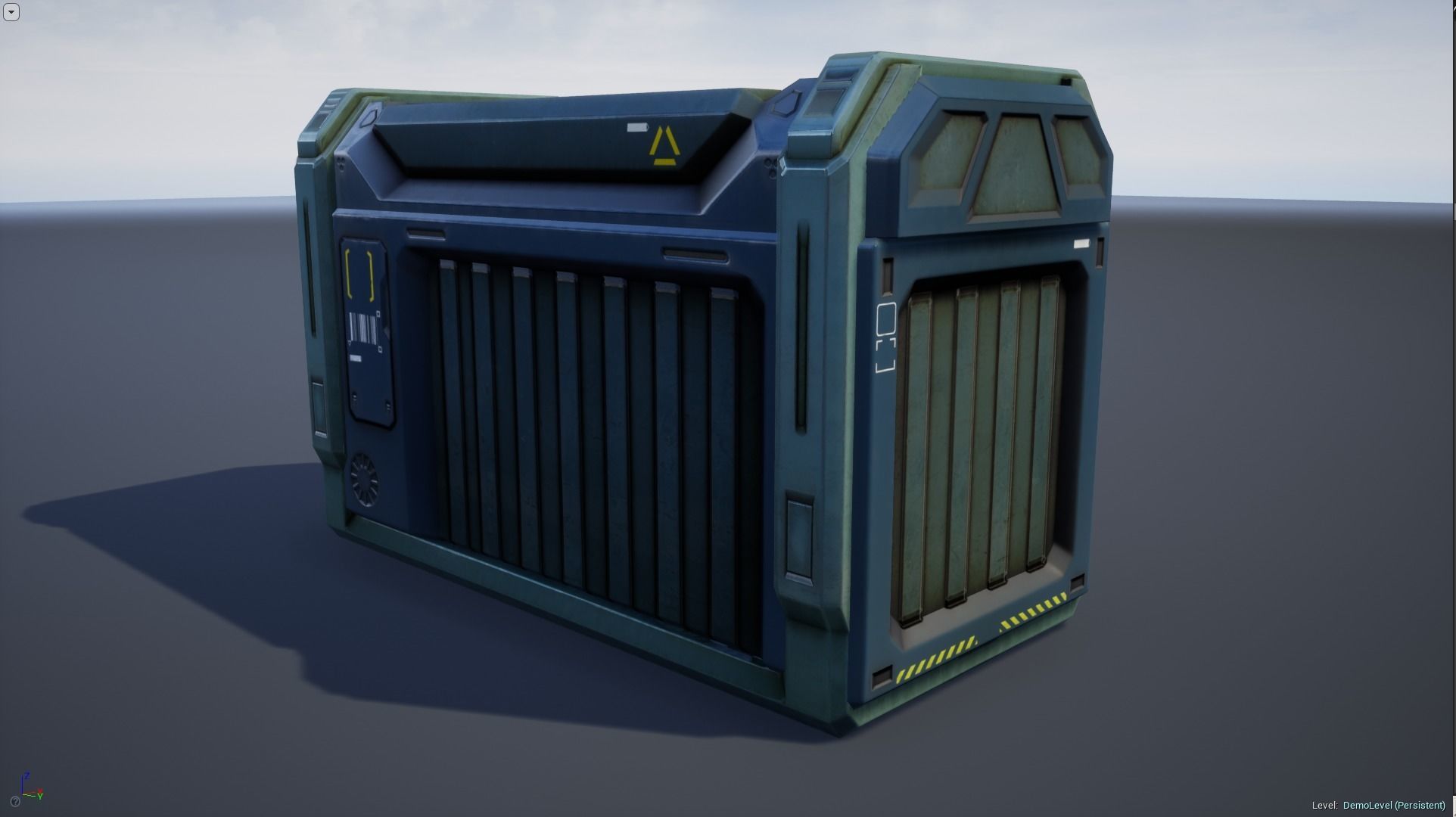 Sci-Fi Truck - game model Low-poly 3D model_17