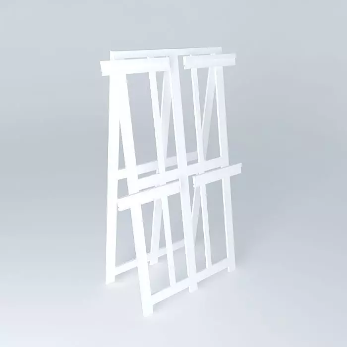 Artist's Easel Free 3D model_0