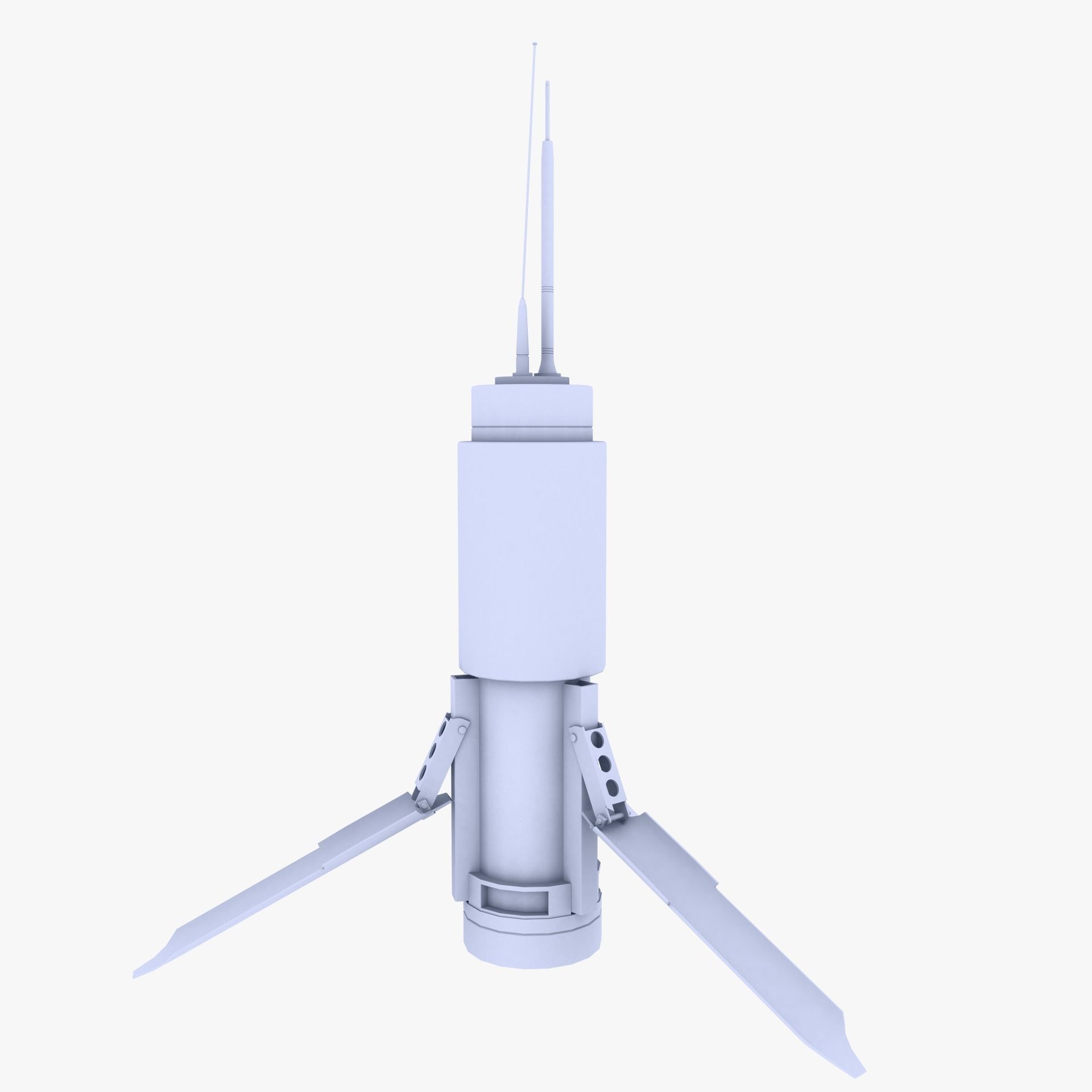 T-UGS Motion Sensor Low-poly 3D model_2