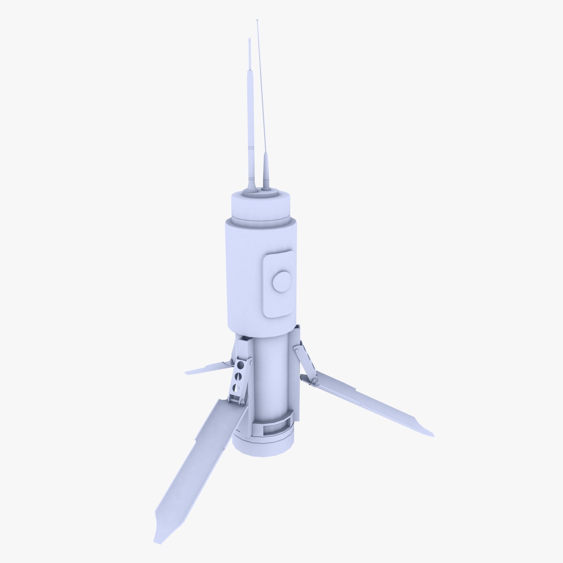 T-UGS Motion Sensor Low-poly 3D model_1