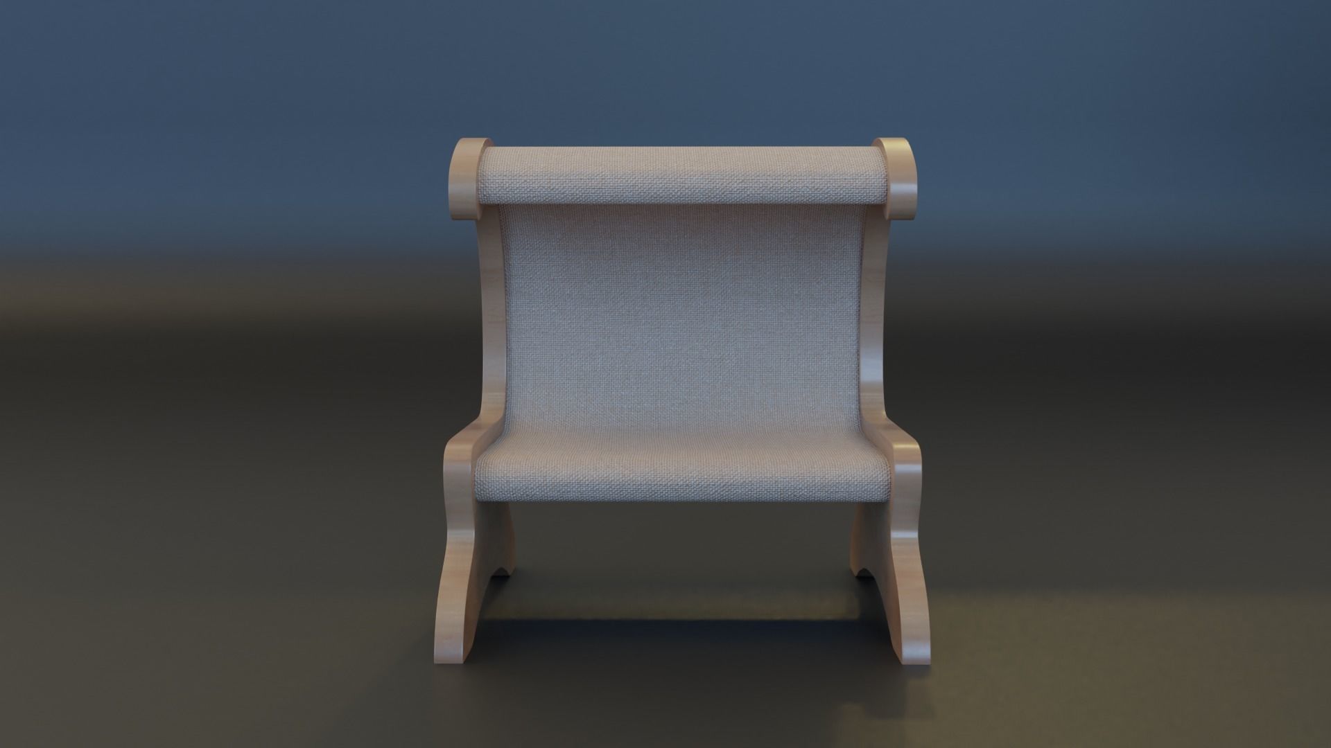 Cat Bed Scratcher 3D model_12