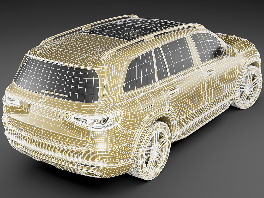 Mercedes GLS 2020 3D model_21