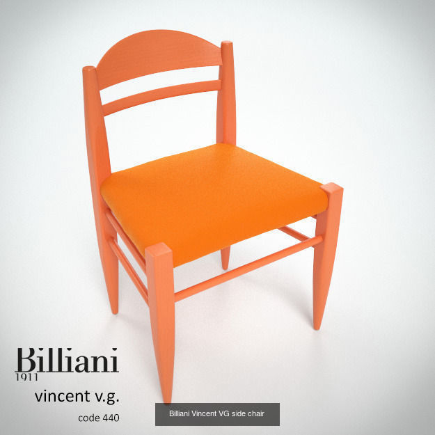 5 model pack - Billiani Vincent VG orange 3D Model Collection_1