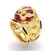 men ring  dragon 01
