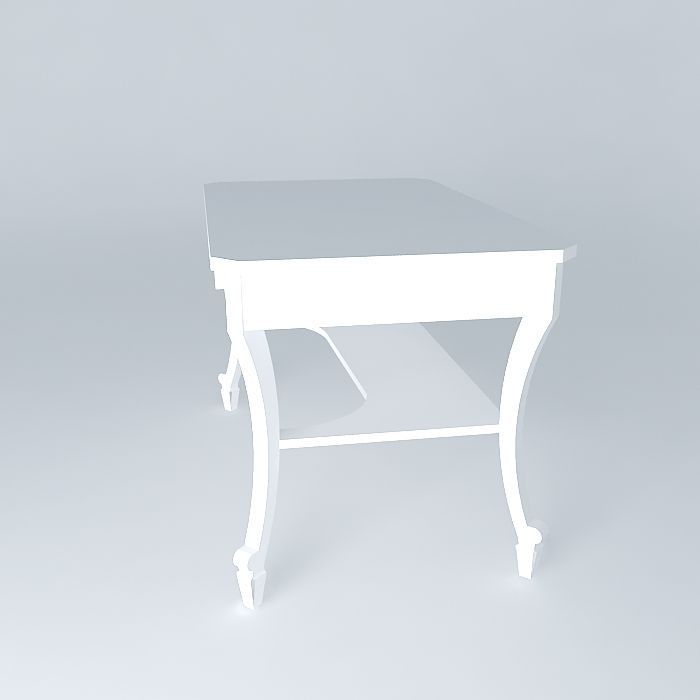Writing Desk Free 3D model_2