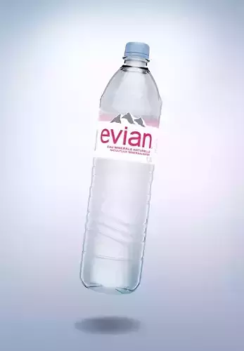 Bottle Evian 150 cl model