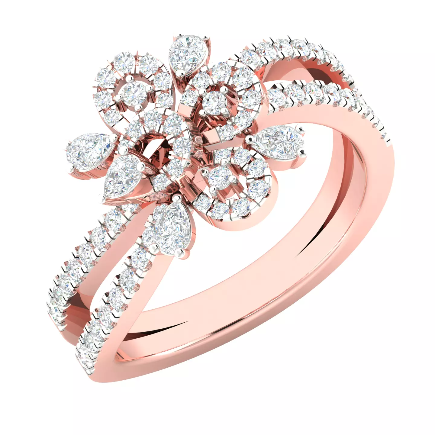 Women ring 3dm stl render detail 3D print model 3D print model_0