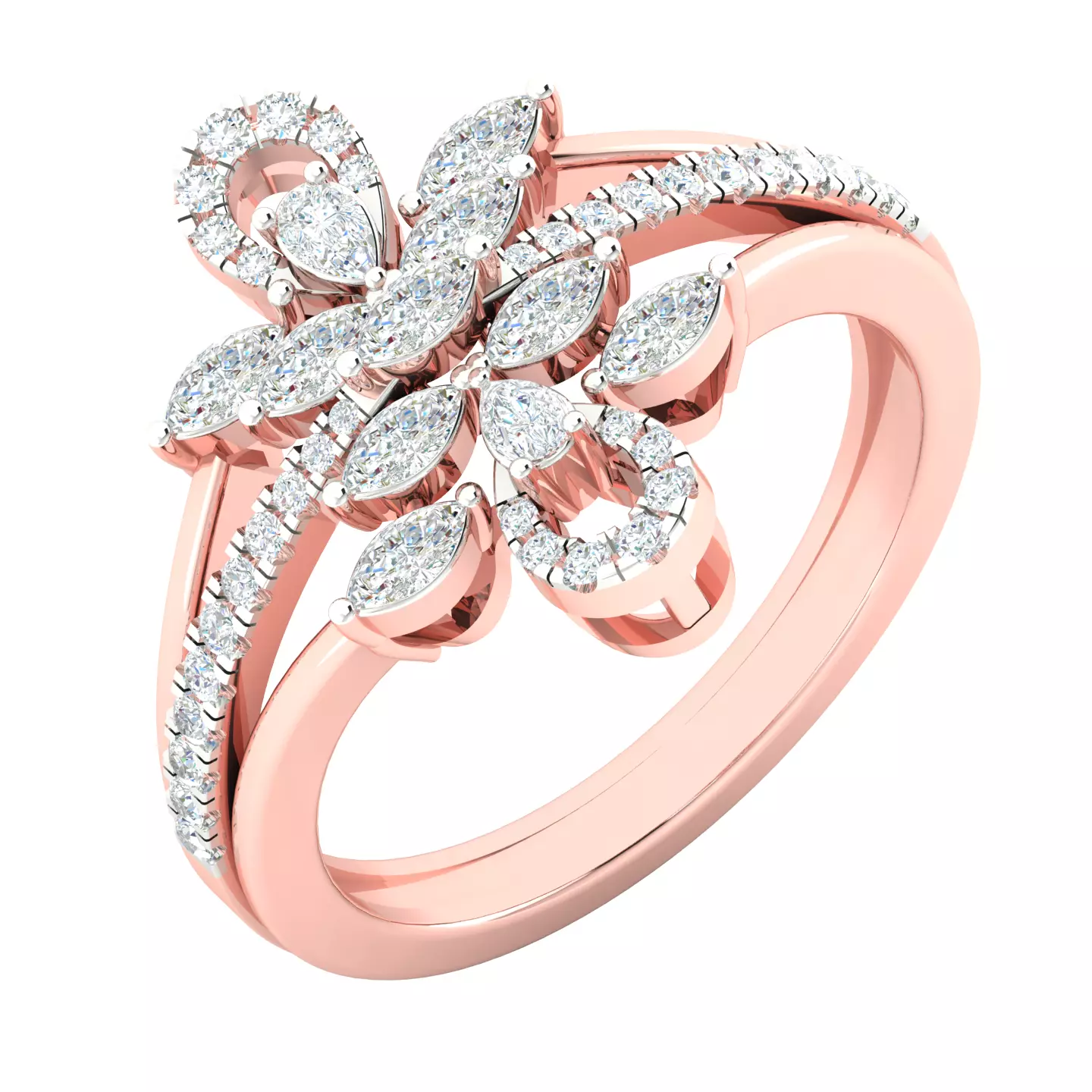 Women ring 3dm stl render detail 3D print model 3D print model_0