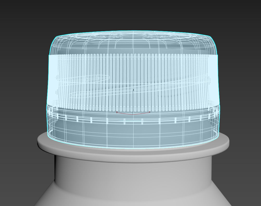 Pack of 2 bottle Evian 50cl and 150cl 3D model_10