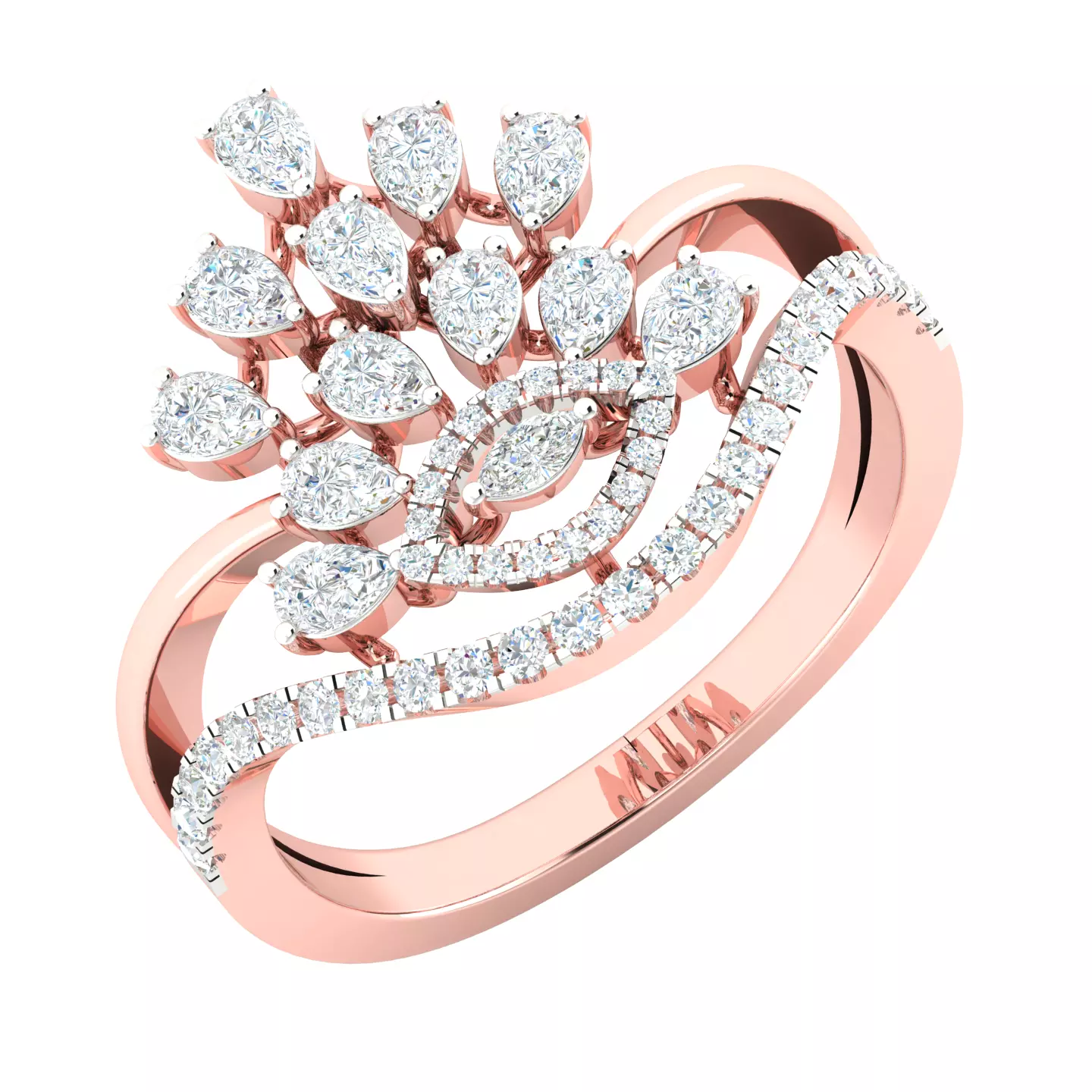 Women ring 3dm stl render detail 3D print model 3D print model