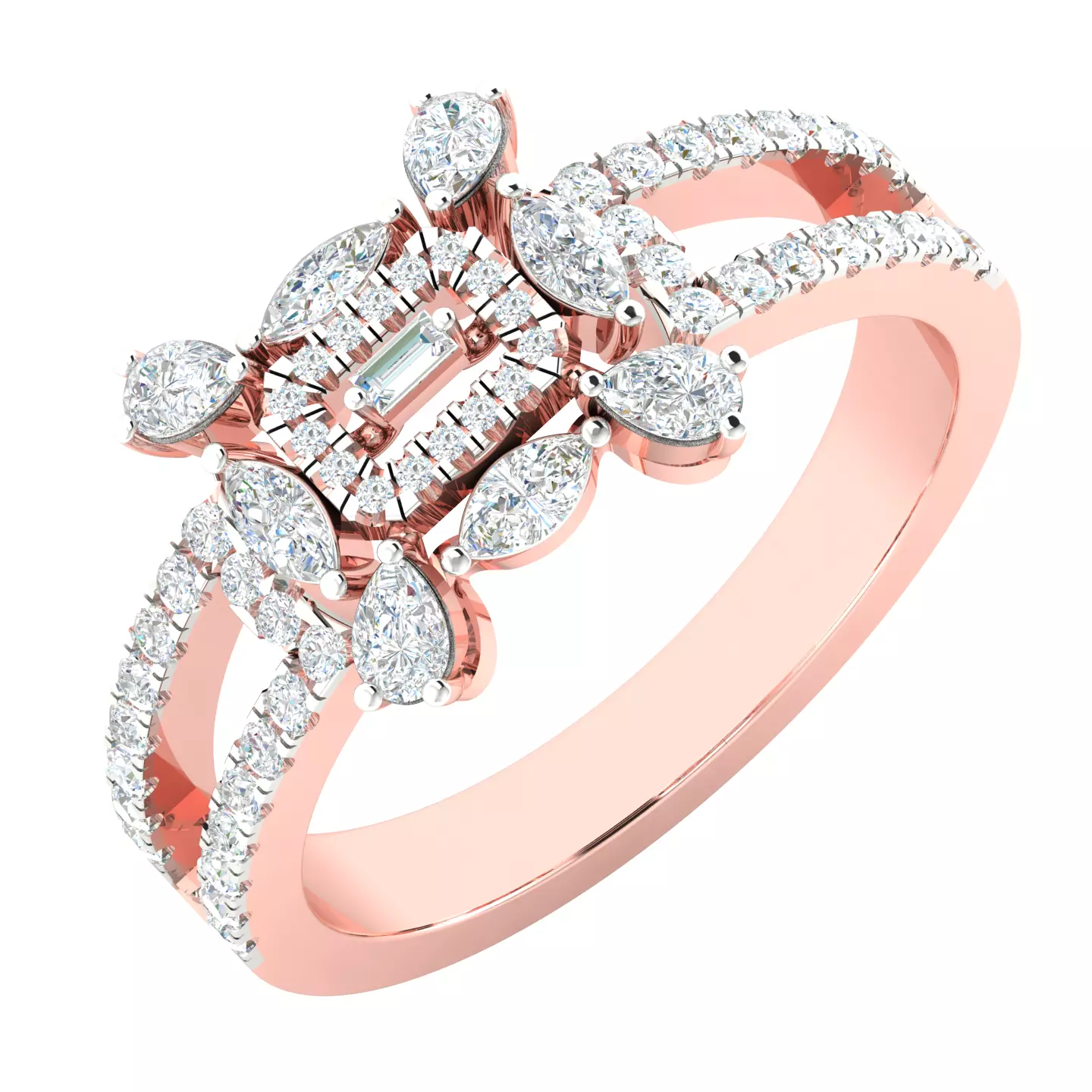 Women ring 3dm stl render detail 3D print model 3D print model_0