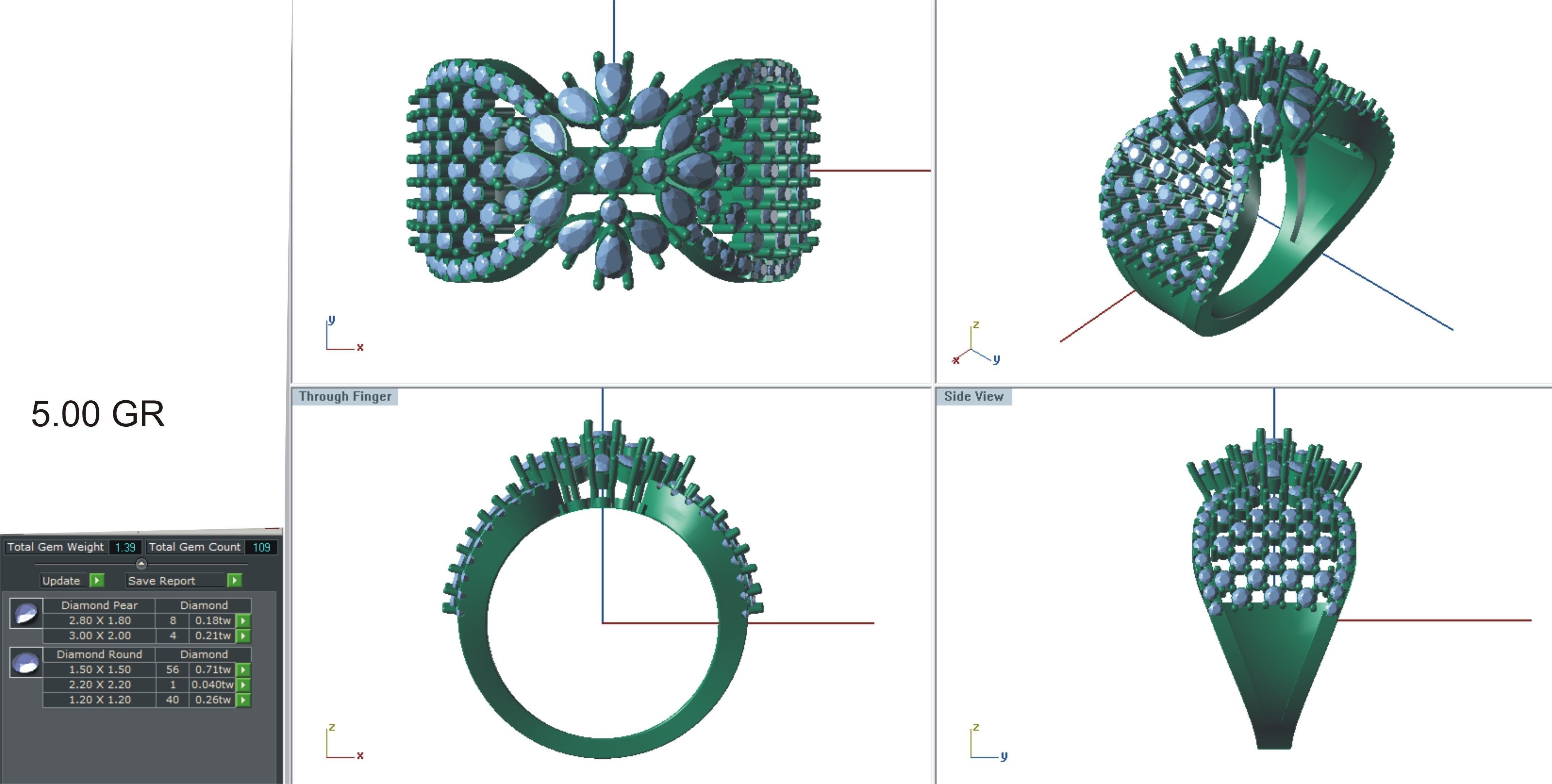 Women ring 3dm srtl ender detail 3D print model 3D print model_1
