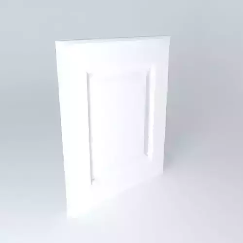 Mission Style Raised Panel Door (components)