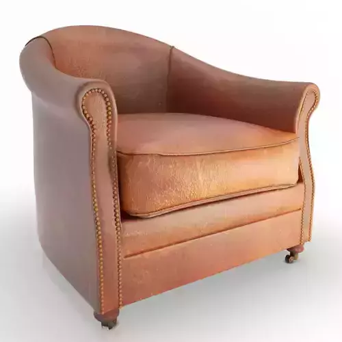 Vintage Leather Armchair Artu