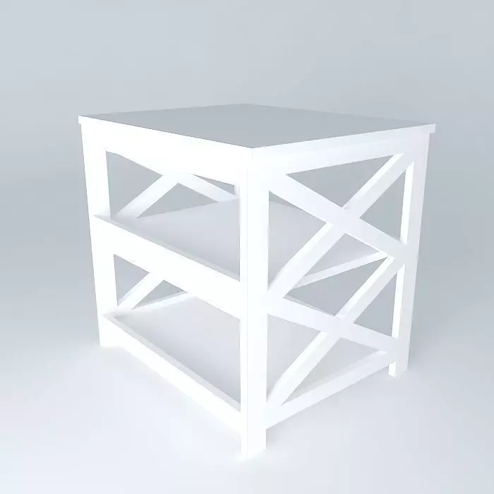 Bedside Table Free 3D model