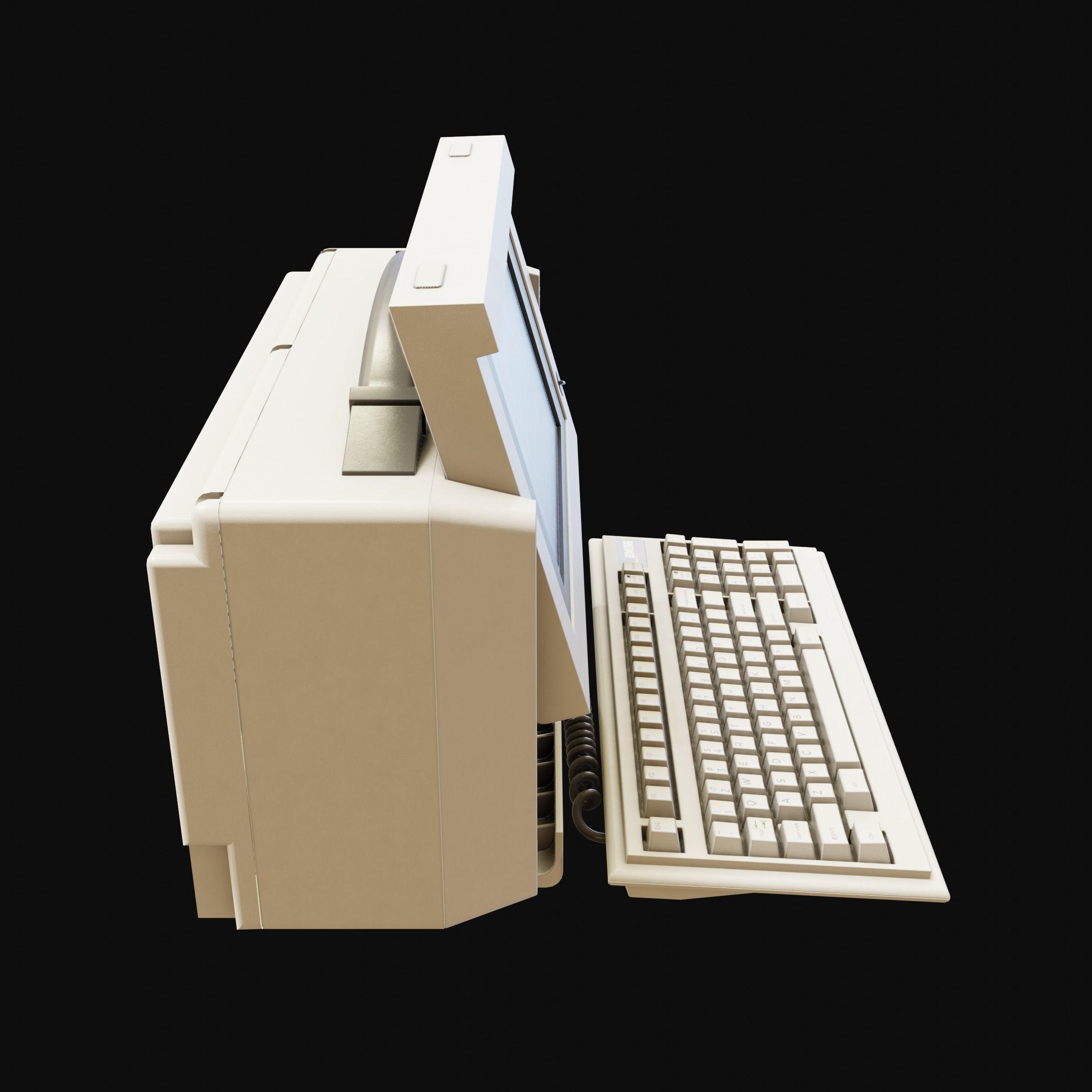 BM86 Portable PC Free 3D model_10