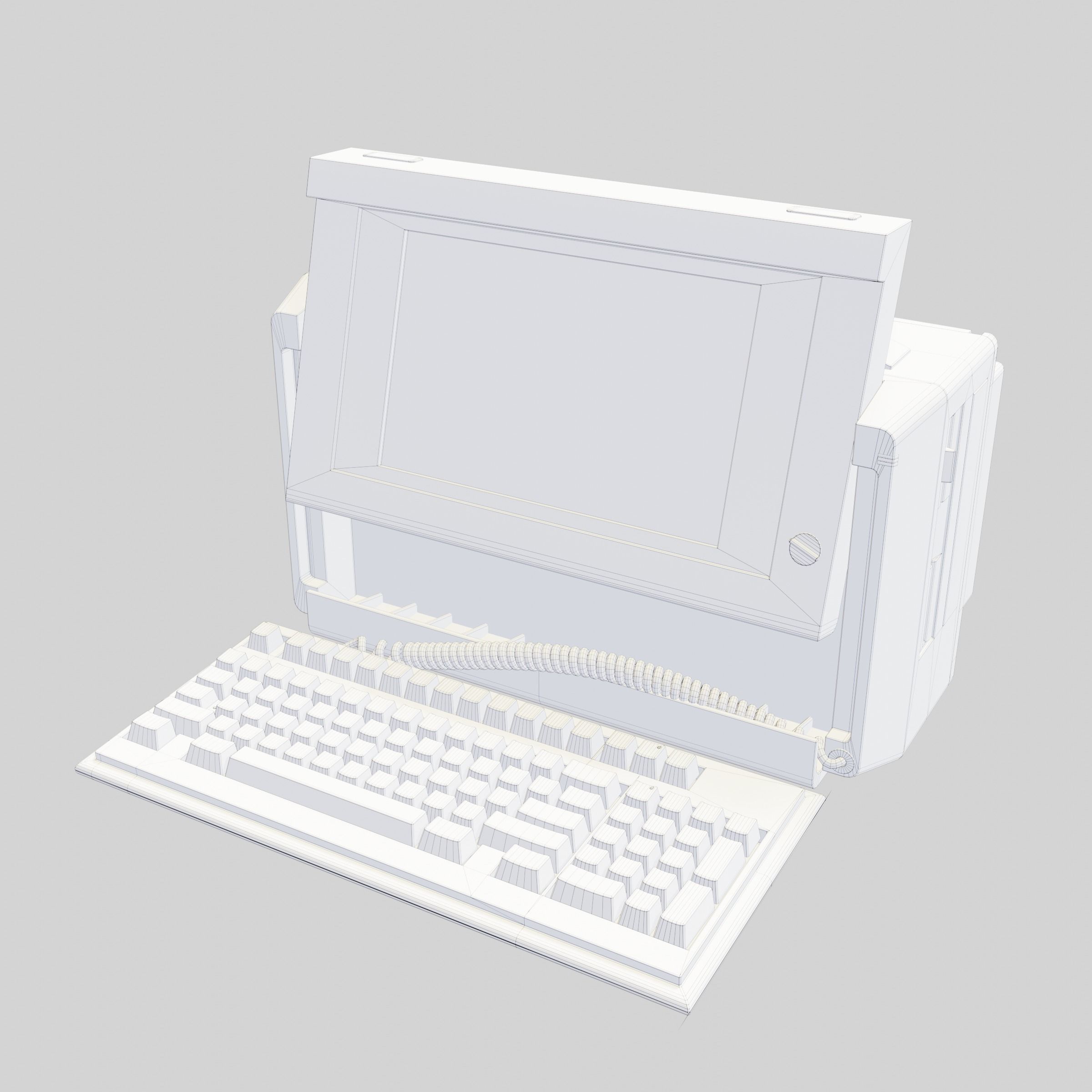 BM86 Portable PC Free 3D model_12