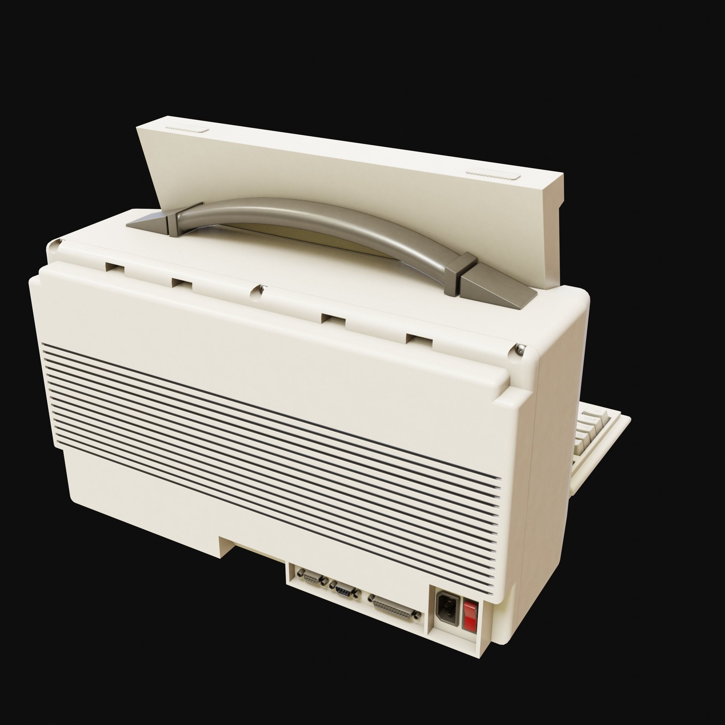 BM86 Portable PC Free 3D model_7
