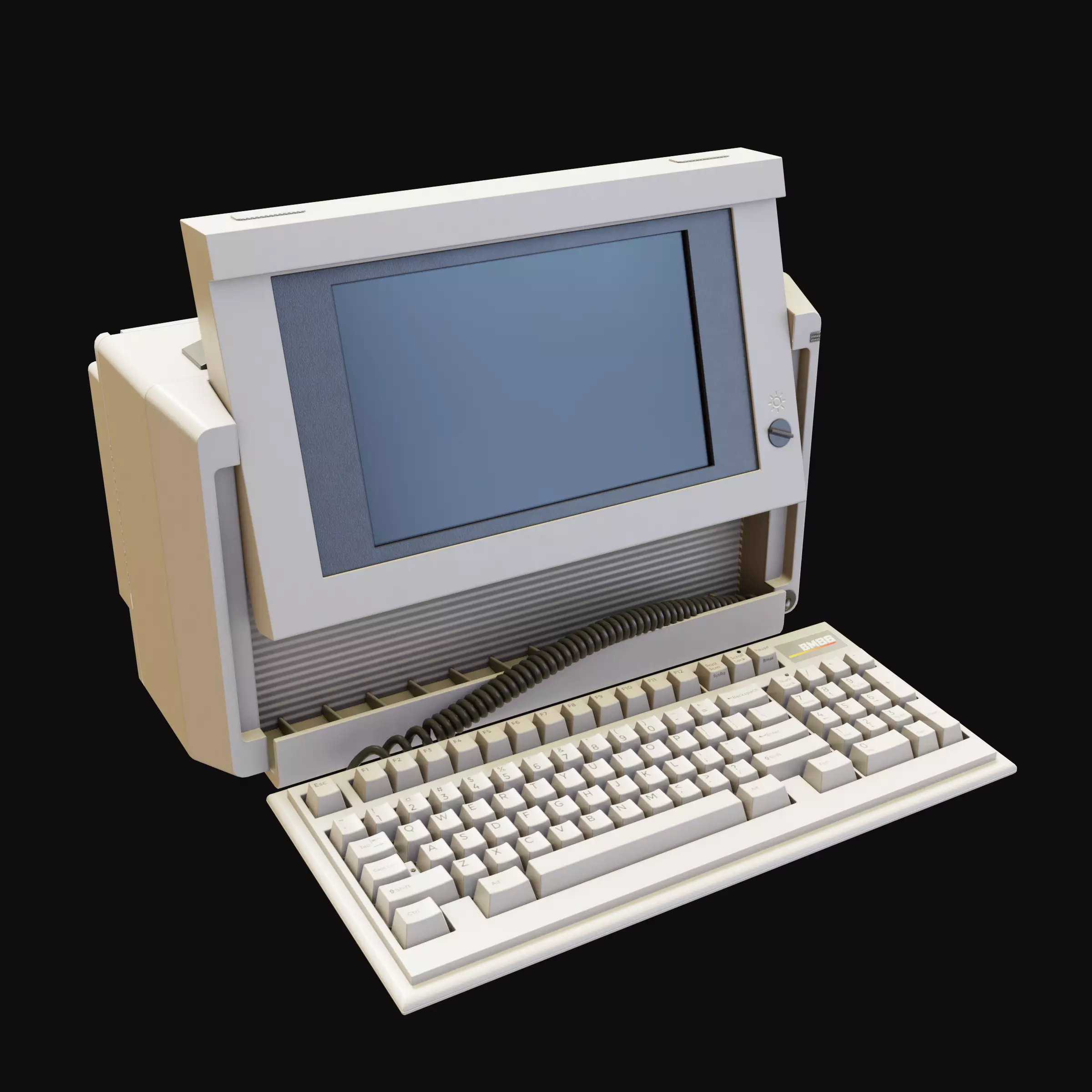BM86 Portable PC Free 3D model_0