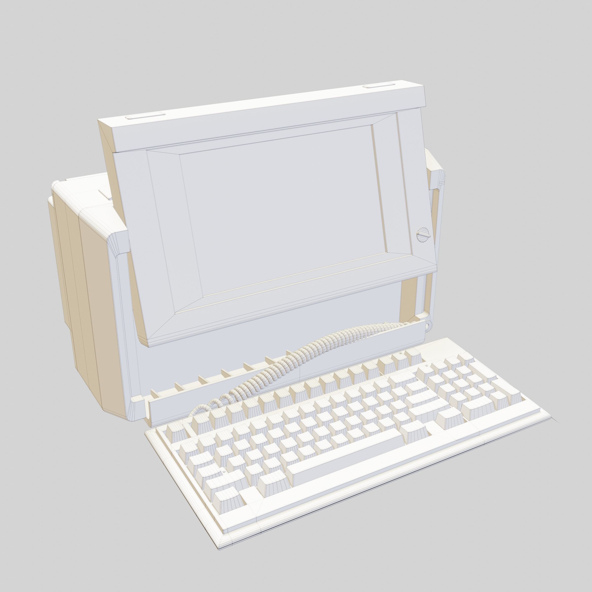 BM86 Portable PC Free 3D model_14