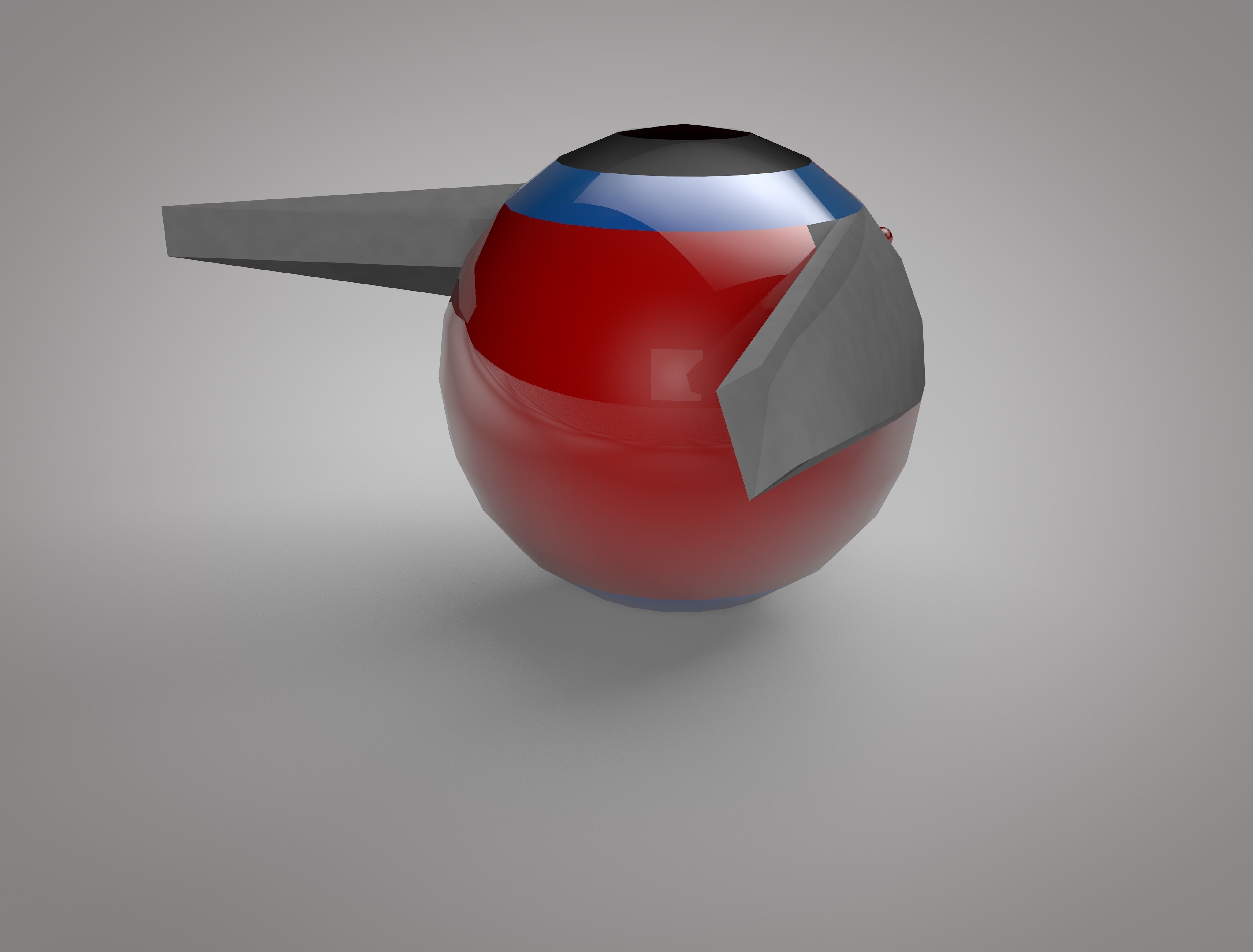 Alien Capsule 3D model_2