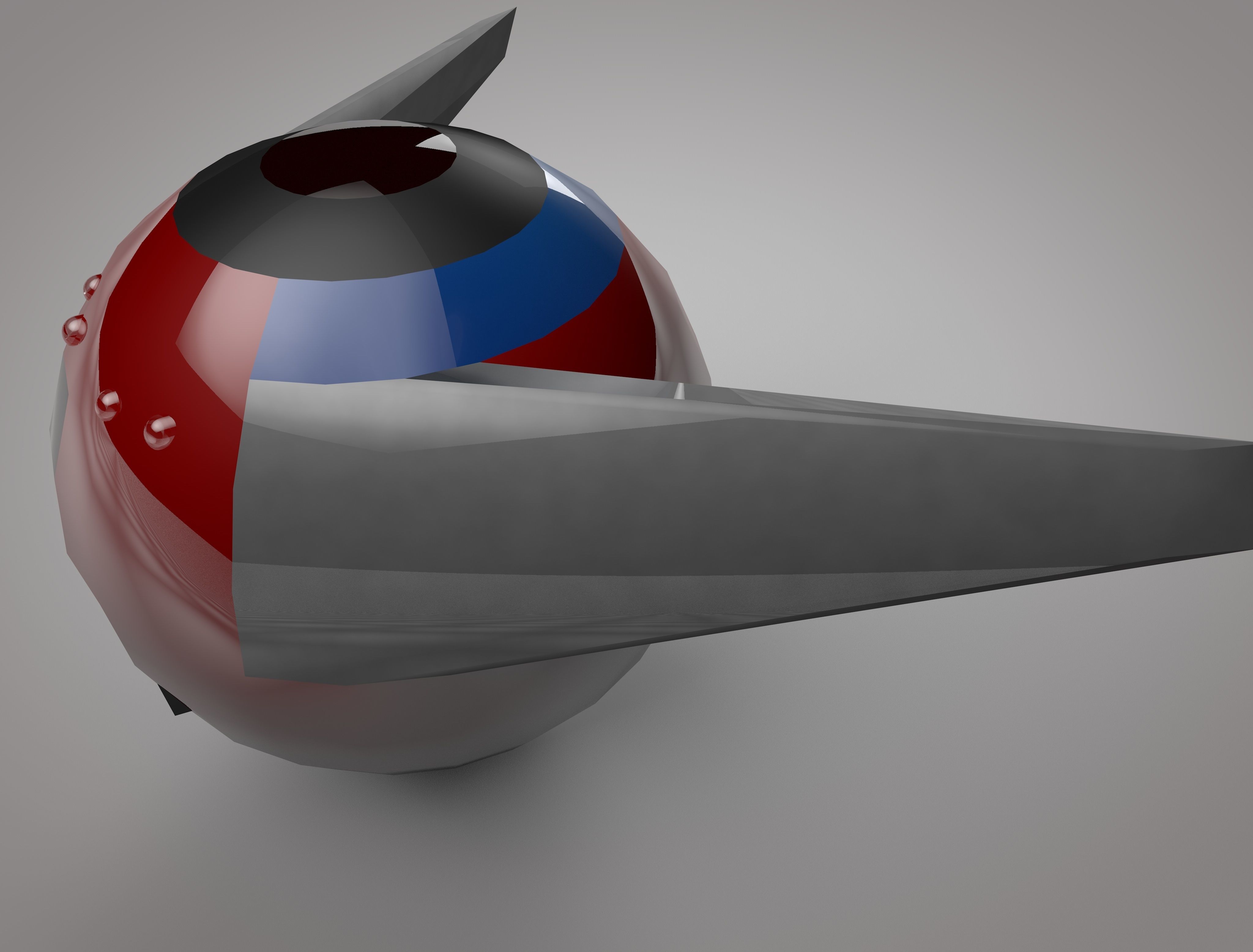 Alien Capsule 3D model_1