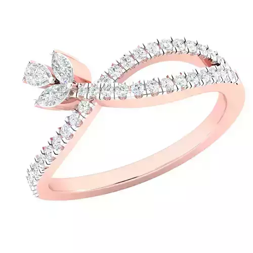 Women ring 3dm stl render 3D print model 3D print model