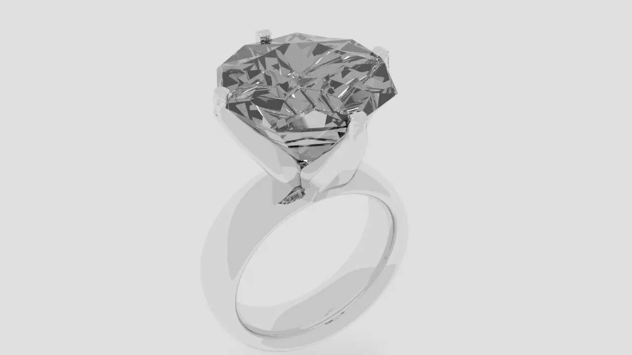 Diamond Ring Free 3D model