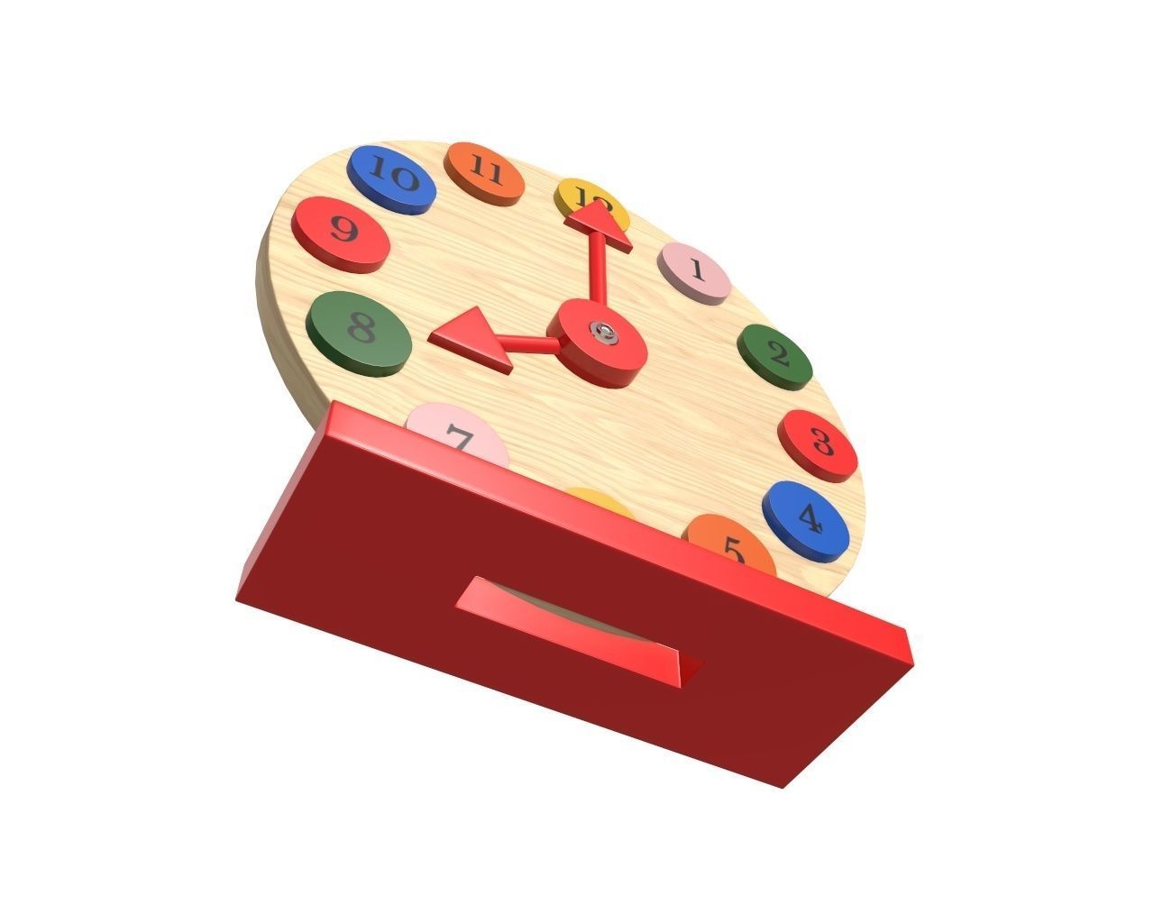 Children wood toys pbr part 2 3D Model Collection_4