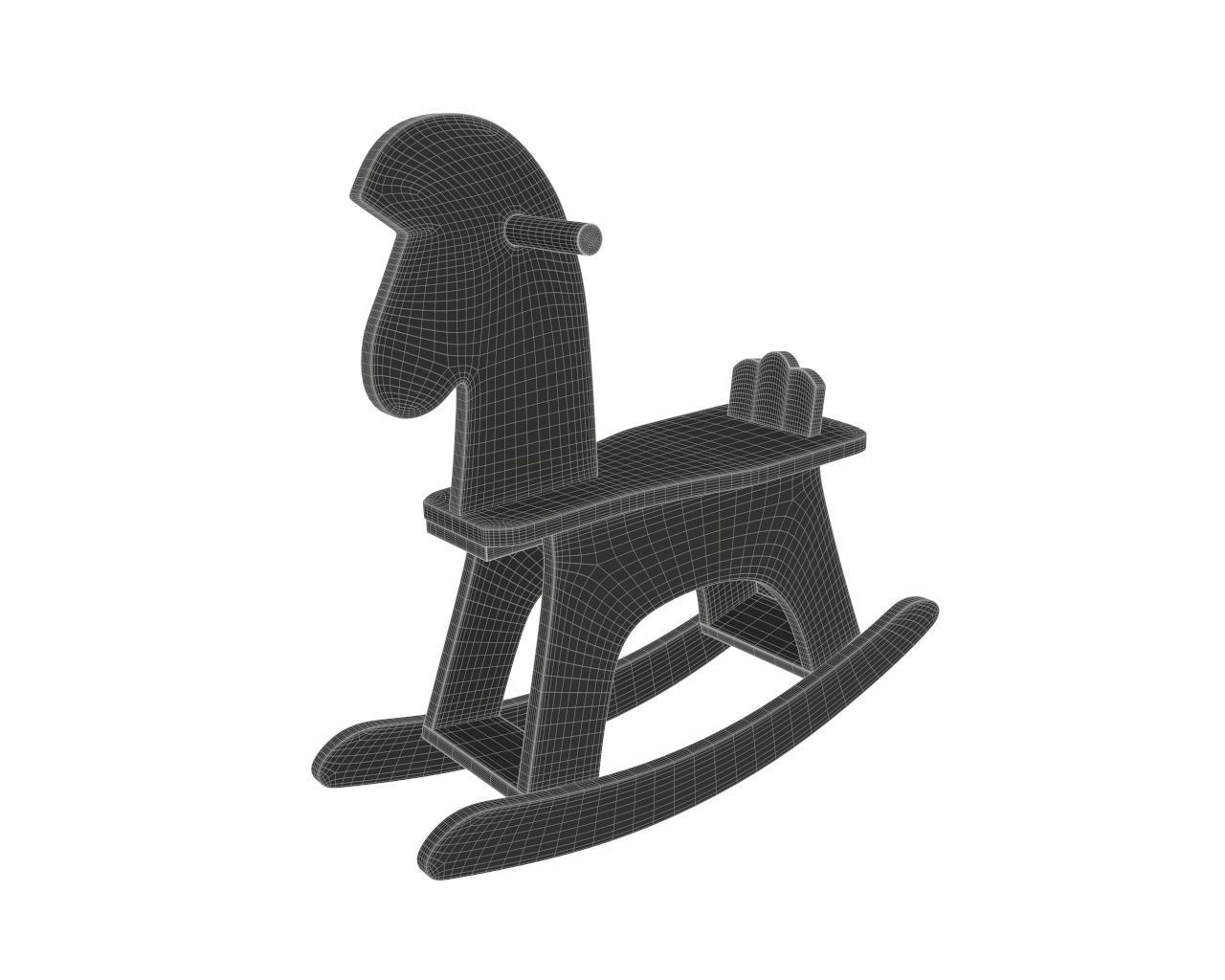 Children wood toys pbr part 2 3D Model Collection_21