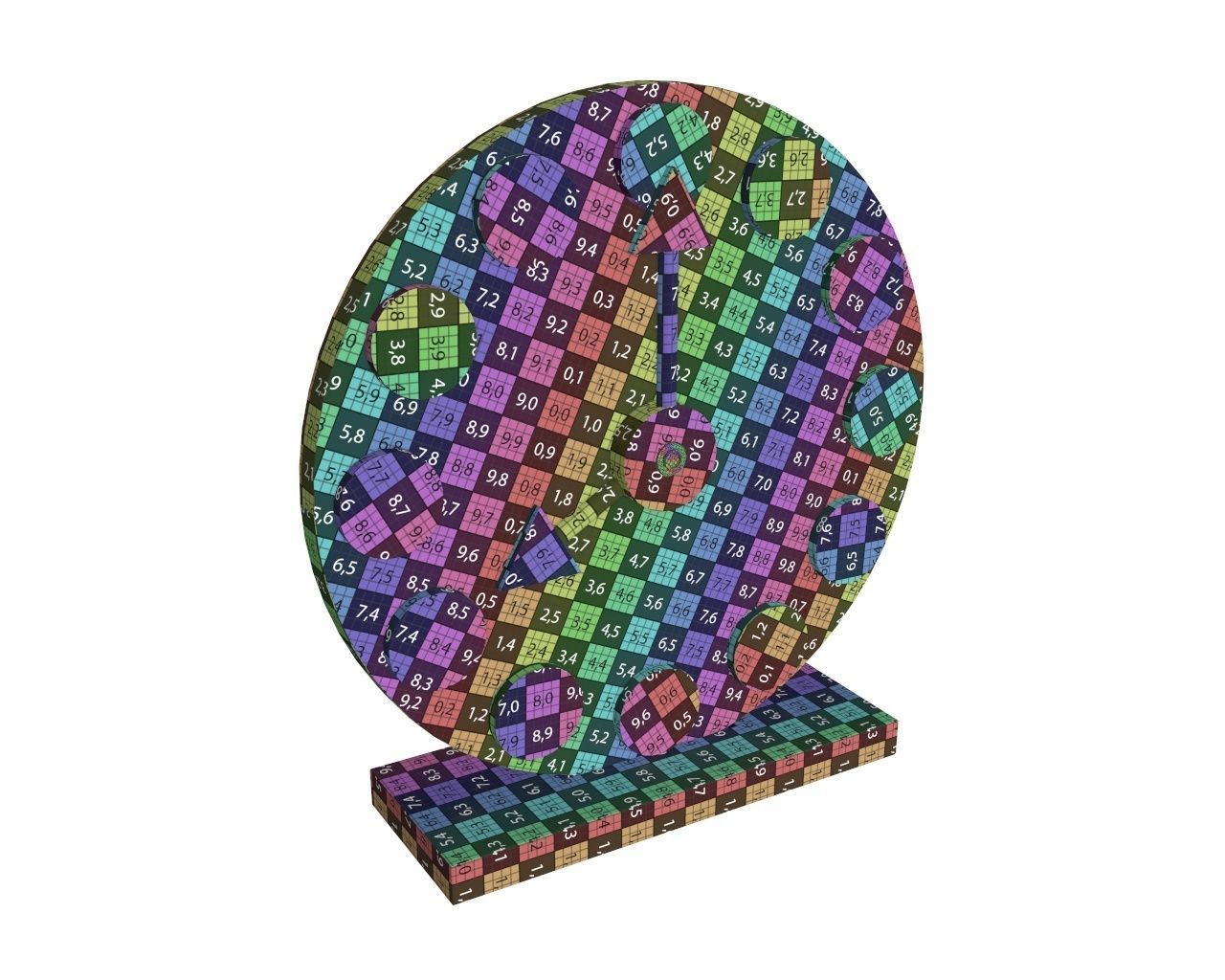 Children wood toys pbr part 2 3D Model Collection_7