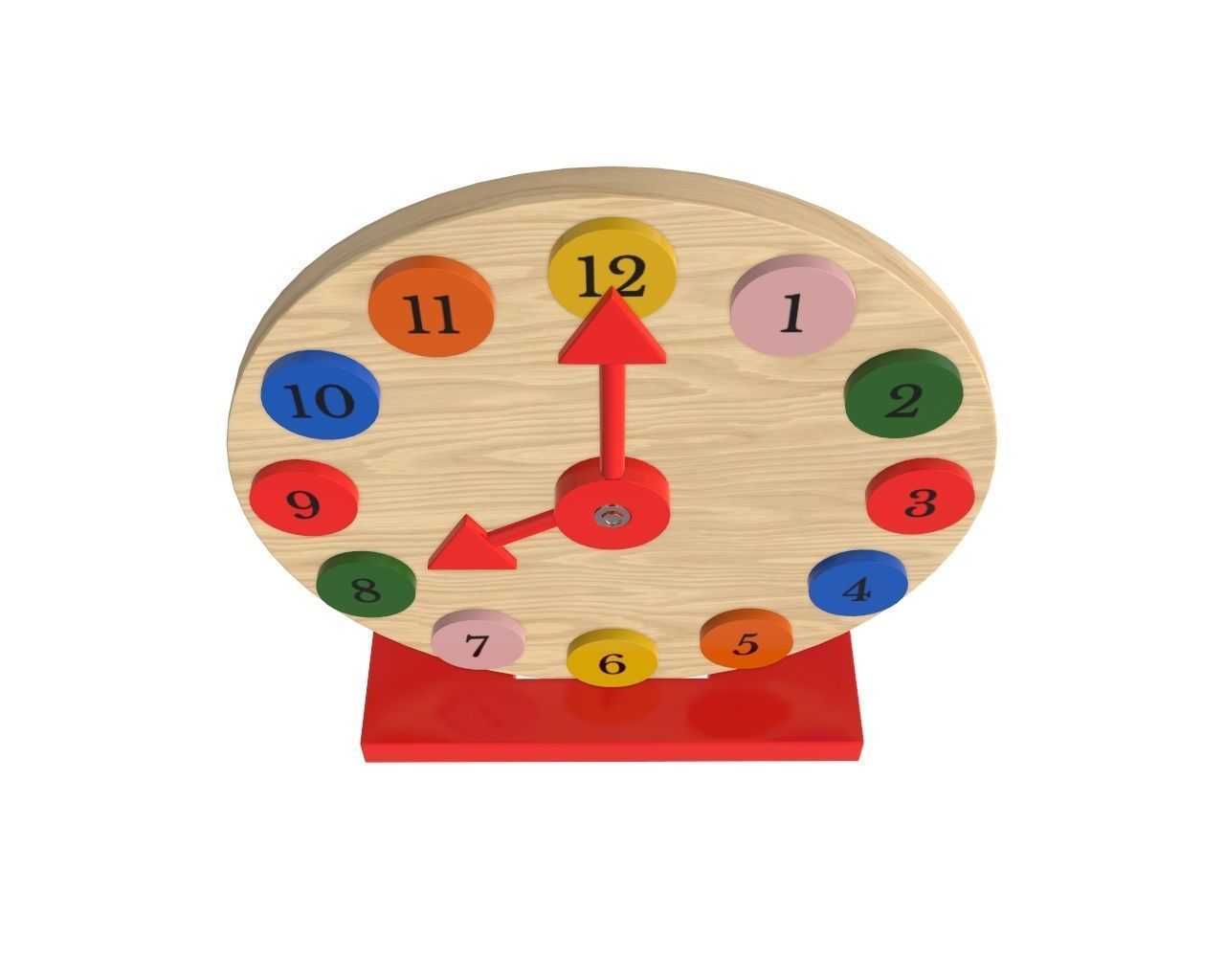 Children wood toys pbr part 2 3D Model Collection_3